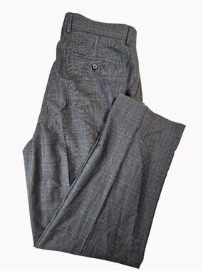 Louis Raphael Mens Wool Cashmere Blend Dress Pants Gray Size 38x32 NWT $125
